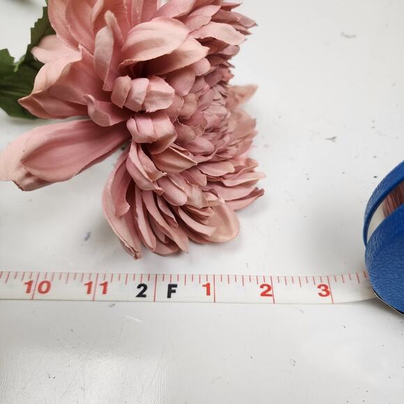 Hearth and Hand with Magnolia Faux Stem Dark Pink Mums 25" Tall Set of 3 NEW - Picture 5 of 5